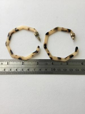 Animal print fashion earrings