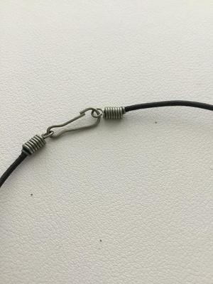 Beautiful vintage liquid silver type necklace