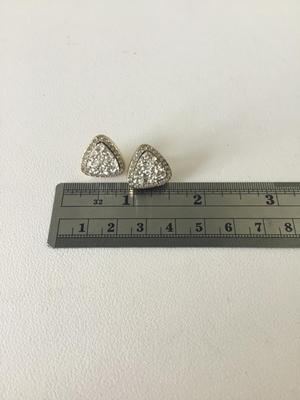 Sugarfix marked triangle rhinestone stud