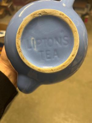 Blue Lipton’s Tea Set