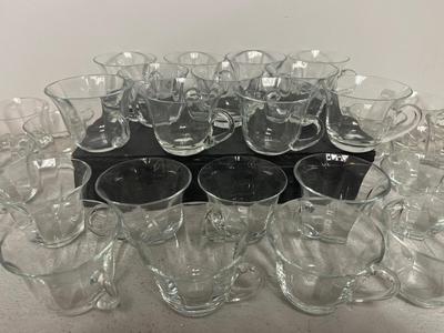 31 Crystal Punch Cups