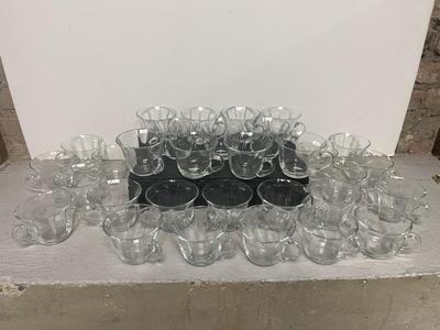 31 Crystal Punch Cups