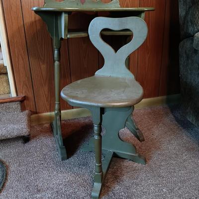 LOT 3: Country-Style Cottage Desk and Chair