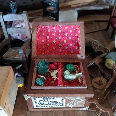 LOT 4: Large Victorian Dollhouse with Accessories