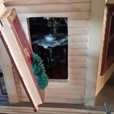 LOT 4: Large Victorian Dollhouse with Accessories