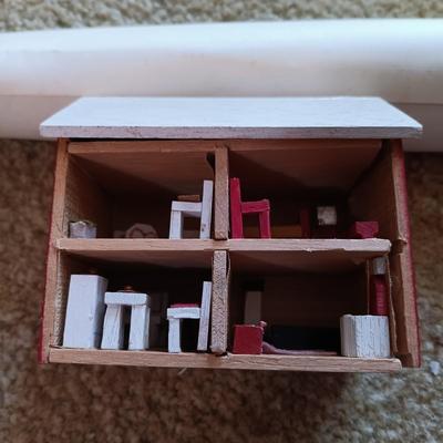 LOT 5: Large Collection of Vintage Dollhouse Furniture & Accessories (Some Broken Vintage Pieces Included)