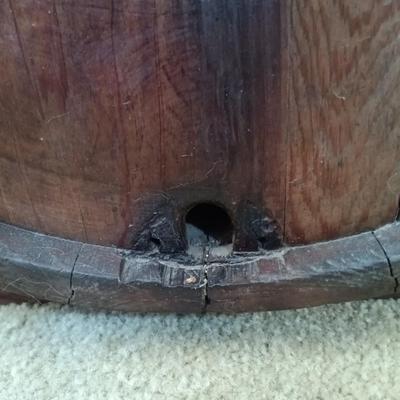 LOT 6: Antique Wooden Butter Churner