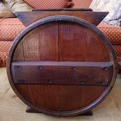 LOT 6: Antique Wooden Butter Churner