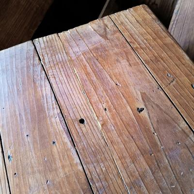 LOT 6: Antique Wooden Butter Churner