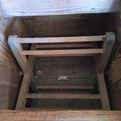 LOT 6: Antique Wooden Butter Churner