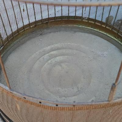 LOT 7: Vintage 5ft Metal Wire Bird Cage