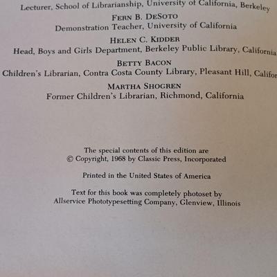 LOT 8: Large Resin Pinocchio Figurine w/ Resin Mickey Mouse Staue and Set of 3 Fairytale Books