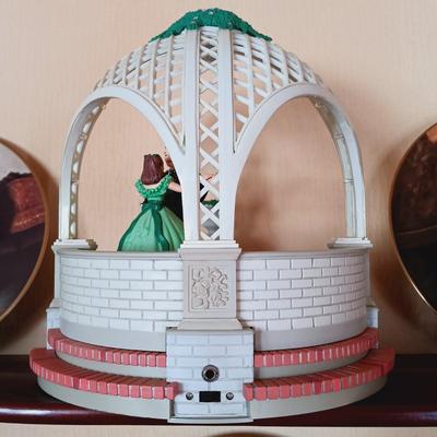 LOT 9: Gone with the Wind Collector's Plates, 1998 Hallmark Scarlett O'Hara Ornament, 1984 Avon Figurine & More