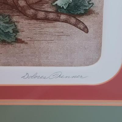 LOT 12: Signed and Numbered Dolores Trenner 'Curiosity' Etching Print