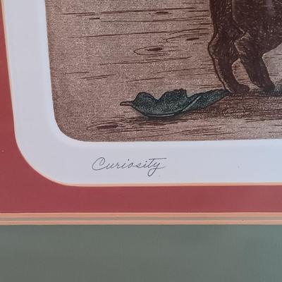 LOT 12: Signed and Numbered Dolores Trenner 'Curiosity' Etching Print