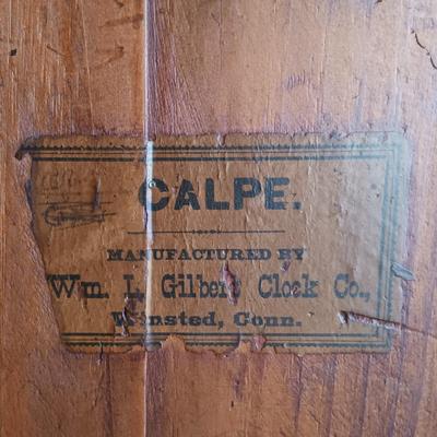 LOT 13: William L. Gilbert Clock Co. 'Calpe' Gingerbread Clock