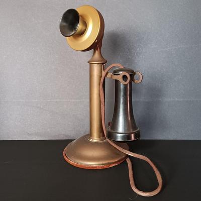 LOT 14: Western Electric Co. Brass Candlestick Telephone
