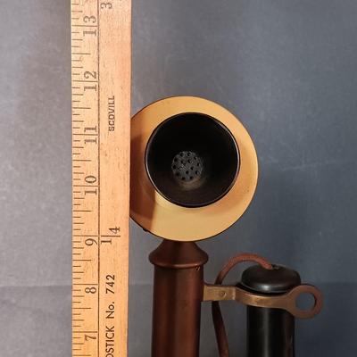 LOT 14: Western Electric Co. Brass Candlestick Telephone