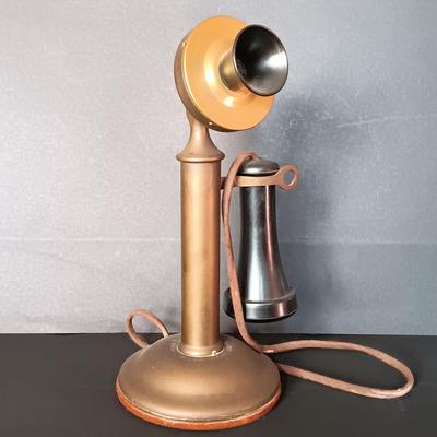 LOT 14: Western Electric Co. Brass Candlestick Telephone