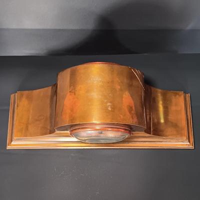 LOT 15: Samuel Kirk & Son Inc. Brass Chelsea Ship's Bell Tambour Mantel Clock