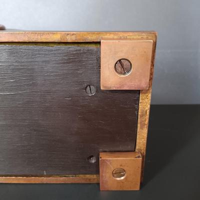 LOT 15: Samuel Kirk & Son Inc. Brass Chelsea Ship's Bell Tambour Mantel Clock