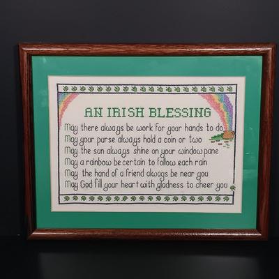 LOT 19: Lefton Shamrock Music Box Teapot and Teacup with O'Dunk 'n' O'Bright Placemats and Mugs & More