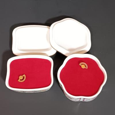 LOT 23: Franklin Mint 1984 Set of (6) 'World's Most Romantic Love Songs' Music Boxes