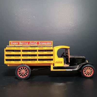 LOT 25: Danbury Mint Coca-Cola 1927 and 1966 Die-Cast Delivery Trucks
