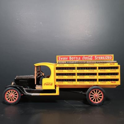 LOT 25: Danbury Mint Coca-Cola 1927 and 1966 Die-Cast Delivery Trucks