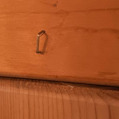 LOT 26: Country Primitive 5ft Pine Wood Cabinet