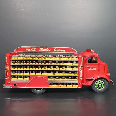 LOT 27: Danbury Mint Coca-Cola 1928 and 1938 Delivery Trucks