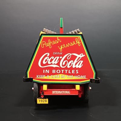 LOT 27: Danbury Mint Coca-Cola 1928 and 1938 Delivery Trucks