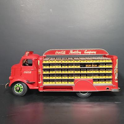LOT 27: Danbury Mint Coca-Cola 1928 and 1938 Delivery Trucks