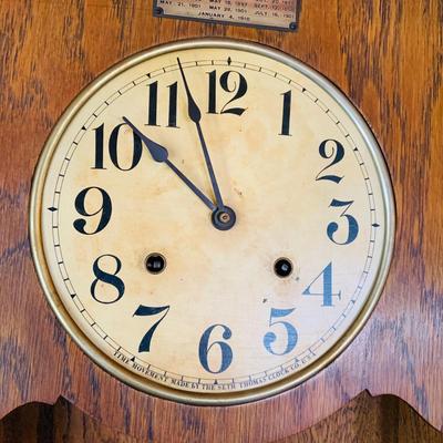 LOT 34: Antique Seth Thomas Time Recorder Clock -Time Card Machine