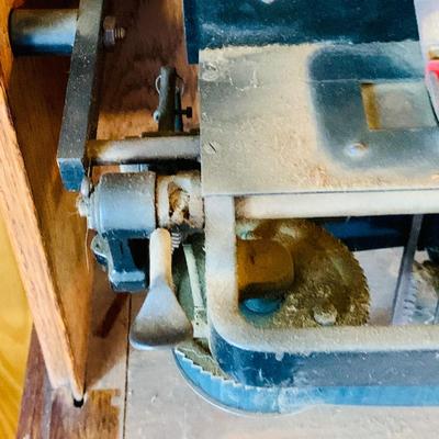 LOT 34: Antique Seth Thomas Time Recorder Clock -Time Card Machine