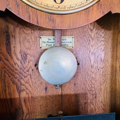 LOT 34: Antique Seth Thomas Time Recorder Clock -Time Card Machine