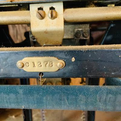 LOT 34: Antique Seth Thomas Time Recorder Clock -Time Card Machine