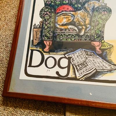 LOT 36: Set of Three Mary Azarian Hill Farm Alphabet Wall Art C, D and E