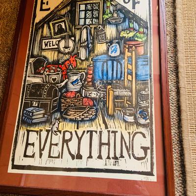 LOT 36: Set of Three Mary Azarian Hill Farm Alphabet Wall Art C, D and E