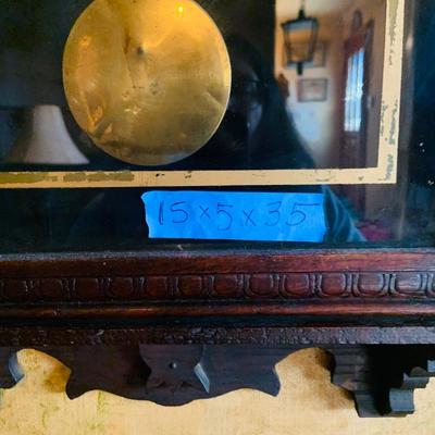 LOT 37: William Gilbert Style Antique Regulator Wood Wall Clock