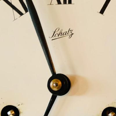 LOT 41: Antique/Vintage Schatz Mounted Copper Ship's Clock