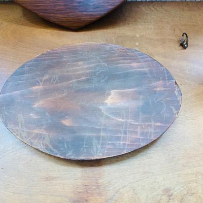 LOT 43: Wood Mounted Brass/Metal Eagles and a Brass Eagle Figure