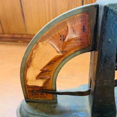 LOT 45: Antique Cast Iron Collar Crimper and Scale