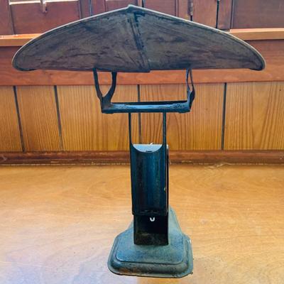 LOT 45: Antique Cast Iron Collar Crimper and Scale
