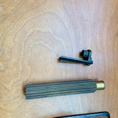 LOT 45: Antique Cast Iron Collar Crimper and Scale