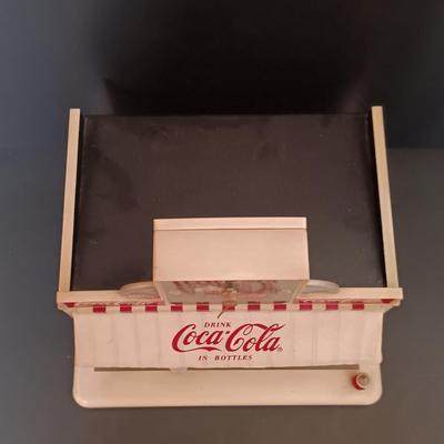 Canister. Danbury Mint Coca-Cola Soda Fountain Clock w/ Coca-Cola Bear Pickup Truck & 1931 Delivery Truck