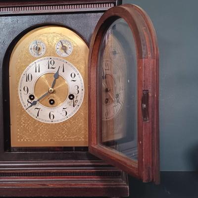 LOT 166: Junghans Antique German Mantel Clock