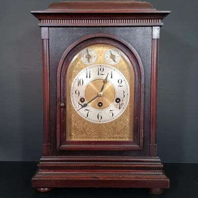 LOT 166: Junghans Antique German Mantel Clock