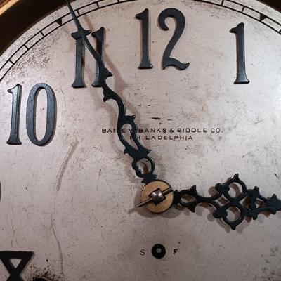 LOT 167: Bailey Banks & Biddle Co. Philadelphia Mantel Clock