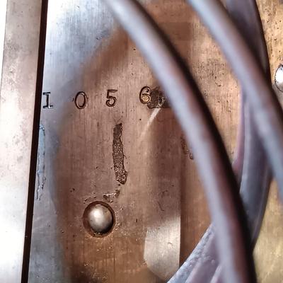 LOT 173: Antique Wood and Brass Bracket Clock